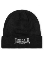 Czapka Lonsdale Dundee. Czarne czapki i kapelusze męskie Lonsdale, bez wzorów, z dzianiny, sportowe. Za 109.50 zł.