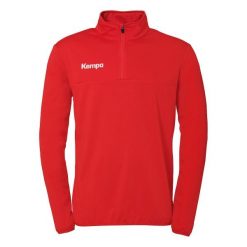 Bluza treningowa z zamkiem błyskawicznym 1/4 Kempa. Czarne bluzy męskie Kempa, bez wzorów, bez kaptura, do piłki ręcznej. Za 194.00 zł.