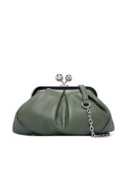 Weekend Max Mara Torebka Prati 2625516114600 Zielony. Zielone torebki do ręki damskie Weekend Max Mara, bez wzorów, ze skóry, wizytowe, bez dodatków. Za 1,339.00 zł.