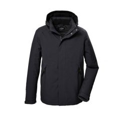 Windbreaker Killtec Kow 4. Czarne kurtki męskie KILLTEC, bez wzorów, sportowe, bez kaptura. Za 574.50 zł.