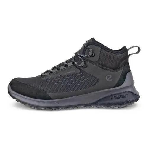 Buty trekkingowe męskie Ecco ULT-TRN WP. Czarne trekkingi męskie ecco, za kostkę. Za 844.00 zł.