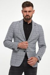 Marynarka męska w kratę KARL LAGERFELD. Marynarki męskie KARL LAGERFELD, bez wzorów. W wyprzedaży za 1,518.30 zł.
