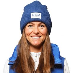 Czapka damska GEM Kiss. Niebieskie czapki i kapelusze damskie GEM EQUITATION, bez wzorów, eleganckie. Za 231.00 zł.