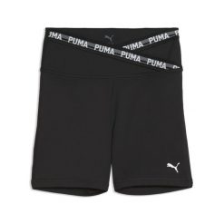 Damskie szorty treningowe PUMA STRONG PUMA. Czarne szorty sportowe damskie Puma, bez wzorów, sportowe, do biegania. Za 159.00 zł.