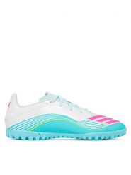 Adidas Buty do piłki nożnej F50 Messi Club Tf JQ0947 Biały. Białe buty sportowe męskie Adidas, z materiału, bez zapięcia. Za 279.99 zł.