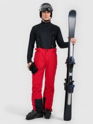 4F Spodnie narciarskie membrana 5000 męskie - czerwone S. Czerwone spodnie snowboardowe męskie 4f, m, bez wzorów, z materiału, narciarskie. Za 299.99 zł.