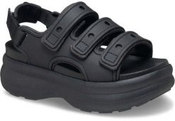 Crocs Soho Frosted Sport Sandal W Czarne 38/39 (212032-001). Czarne sandały damskie Crocs, bez wzorów, bez obcasa, bez zapięcia. Za 236.75 zł.