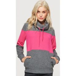 Wzorzysta bluza z kołnierzem - Szary. Szare bluzy damskie Cropp. Za 89.99 zł.