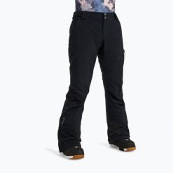 Spodnie snowboardowe damskie ROXY Gore-Tex Stretch Spridle. Czarne spodnie sportowe damskie Roxy, bez wzorów, z gore-texu, narciarskie, gore-tex. Za 1,266.90 zł.