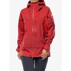 Kurtka skiturowa damska Berghaus MTN Arete Descend GTX Jacket. Czerwone kurtki damskie Berghaus, bez wzorów, bez kaptura. Za 1,920.99 zł.