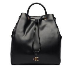 Plecak Calvin Klein. Czarne plecaki damskie Calvin Klein, bez wzorów. Za 649.99 zł.
