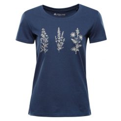 Koszulka damska z organicznej bawełny Alpine Pro Termesa 3. Fioletowe t-shirty damskie Alpine Pro, uniwersalny, bez wzorów, z bawełny, klasyczne, bez kołnierzyka. Za 149.00 zł.