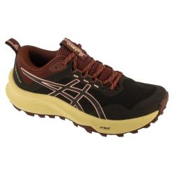 Buty do biegania Asics Trabuco Terra 3 W 1012B925-001 czarne. Czarne obuwie sportowe damskie bez wzorów, z gumy, do biegania. Za 703.92 zł.