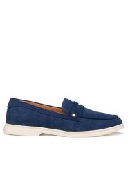 Geox Lordsy D Xand 3 D650ZB 00022 C4005 Niebieski. Niebieskie mokasyny damskie Geox, ze skóry. Za 509.99 zł.