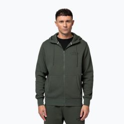 Bluza męska Pitbull Sampson Hooded Zip Sweatshirt. Zielone bluzy sportowe męskie PITBULL, m, bez wzorów, z bawełny, bez kaptura, na fitness i siłownię. Za 209.99 zł.