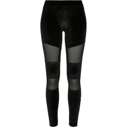 Legginsy Damskie Tech Velvet Mesh. Czarne legginsy damskie Urban Classics, l, bez wzorów, z meshu. Za 85.99 zł.