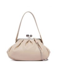 Weekend Max Mara Torebka Cubico 2625516124600 Brązowy. Brązowe torebki do ręki damskie Weekend Max Mara, bez wzorów, ze skóry, wizytowe, bez dodatków. Za 1,839.00 zł.