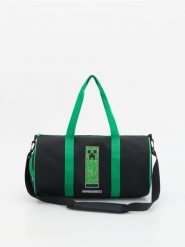 Sportowa torba Minecraft - czarny. Czarne torby i plecaki dziecięce Reserved, z tkaniny, małe. Za 109.99 zł.