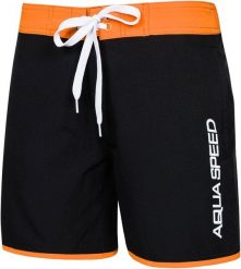 Spodenki kąpielowe dla dzieci Aqua Speed Evan Junior. Niebieskie spodenki dla dziewczynek Aqua-Speed, bez wzorów, z elastanu. Za 49.00 zł.