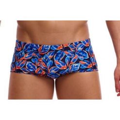 Kąpielówki Funky Trunks Leaf Blower - trunki męskie. Niebieskie kąpielówki męskie FUNKY TRUNKS, m, bez wzorów, do pływania. Za 159.00 zł.