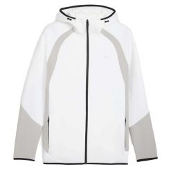 Puma Evostripe Fz Hoodie Dk Dorośli. Białe bluzy męskie Puma, s, bez wzorów, bez kaptura. Za 331.05 zł.