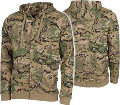 MFH Bluza moro Trainingsjacke Jogger Operation-Camo S. Zielone bluzy męskie MFH, m, bez wzorów, bez kaptura. Za 159.00 zł.