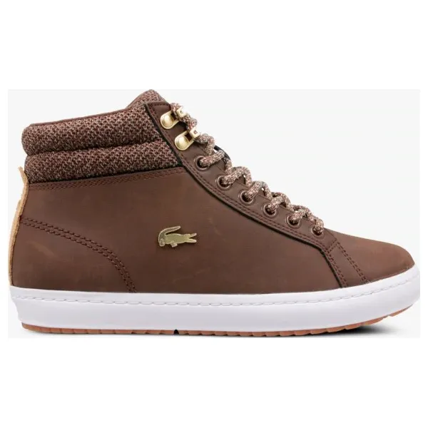 Lacoste Straightset Insulatec3182 buty damskie, brązowy, rozmiar 36. Brązowe obuwie sportowe damskie Lacoste, bez wzorów, z gumy. W wyprzedaży za 314.49 zł.