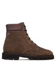 Giuseppe Zanotti Trzewiki IU50023/003 Brązowy. Brązowe botki męskie Giuseppe Zanotti, bez wzorów, ze skóry, bez zapięcia. Za 4,239.00 zł.