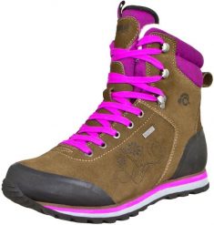 Damskie buty trekkingowe i turystyczne wyściełane wełną. Fioletowe obuwie sportowe damskie GUGGEN MOUNTAIN, na jesień, trekkingowe. Za 755.99 zł.