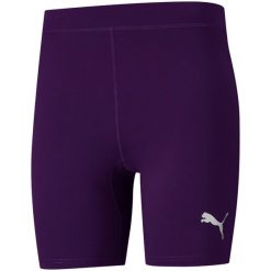Spodenki męskie Puma Liga Baselayer Short Tight. Białe krótkie spodenki sportowe męskie Puma, m, bez wzorów, do piłki nożnej. Za 141.56 zł.