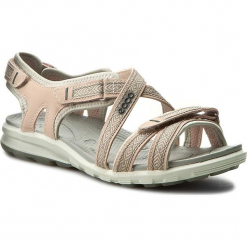 Sandały ECCO - Cruise 84155300118 Rose Dust. Brązowe sandały damskie ecco, z materiału. Za 399.90 zł.