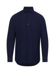 BOSS Koszula Mężczyźni Slim Fit niebieski, 40. Niebieskie koszule męskie Boss, m, bez wzorów, ze skóry, bez kołnierzyka, bez ramiączek. Za 429.95 zł.