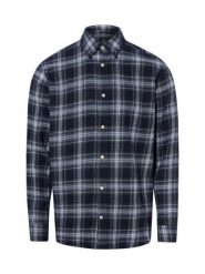 Jack & Jones koszula flanelowa Mężczyźni Regular Fit Bawełna (100%) niebieski, XL. Niebieskie koszule męskie Jack & Jones, m, bez wzorów, z bawełny, bez kołnierzyka, bez ramiączek. Za 199.95 zł.
