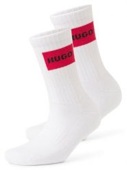 HUGO Skarpety w 2-paku Kobiety biały|czerwony, 39-42. Białe skarpety damskie Hugo, bez wzorów. Za 69.95 zł.