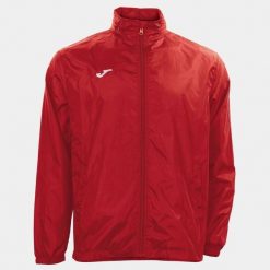 Kurtka do biegania męska Joma Iris przeciwdeszczowa. Czerwone kurtki męskie Joma, na zimę, m, bez wzorów, z materiału, klasyczne, z kapturem. Za 73.94 zł.