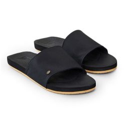 Klapki damskie Rip Curl SWC Bloom. Czarne klapki damskie RIPCURL, bez wzorów, sportowe, bez obcasa. Za 149.99 zł.