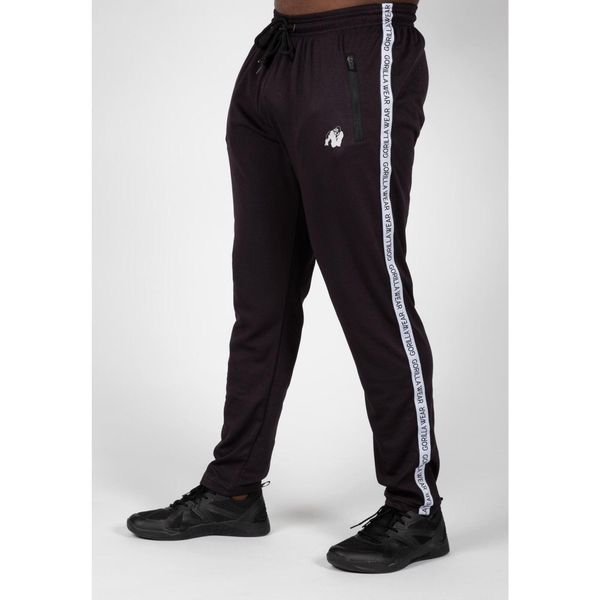 Reydon Mesh Spodnie 2.0 - Czarny. Czarne buty sportowe męskie GORILLA WEAR, z meshu, bez zapięcia, na fitness i siłownię. Za 170.00 zł.