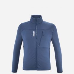 Bluza męska Millet Seneca Fleece. Niebieskie bluzy męskie Millet, m, bez wzorów, bez kaptura. W wyprzedaży za 431.80 zł.