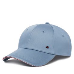 Czapka z daszkiem Tommy Hilfiger. Niebieskie czapki i kapelusze męskie Tommy Hilfiger, bez wzorów. Za 149.99 zł.
