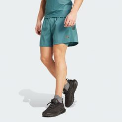 Szorty Own the Run CLIMACOOL 2-in-1. Niebieskie krótkie spodenki sportowe męskie Adidas, bez wzorów, do biegania, climacool (adidas). Za 199.00 zł.
