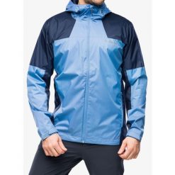 Kurtka przeciwdeszczowa męska Columbia Inner Limits III Jacket. Niebieskie kurtki sportowe męskie Columbia, m, bez wzorów, trekkingowe. Za 329.99 zł.
