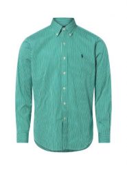 Polo Ralph Lauren koszula codzienna Mężczyźni Regular Fit Bawełna zielony, L. Zielone koszule męskie Polo Ralph Lauren, l, bez wzorów, z bawełny, bez kołnierzyka, bez ramiączek. Za 689.95 zł.