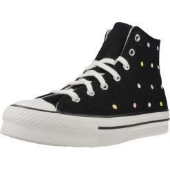 Buty CONVERSE Chuck Taylor All Star Lift Polka Dots Platform Czarny. Czarne obuwie sportowe damskie Converse, bez wzorów, z tkaniny. Za 292.99 zł.