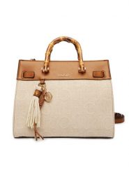 Liu Jo Torebka AA6086 T381A Beżowy. Brązowe torebki do ręki damskie Liu Jo, bez wzorów, z materiału, bez dodatków. Za 679.99 zł.