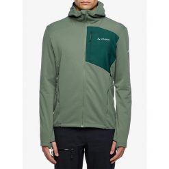 Bluza polarowa męska Vaude Monviso Fleece Jacket III. Zielone bluzy sportowe męskie Vaude, m, bez wzorów, z polaru, bez kaptura, trekkingowe. Za 351.69 zł.