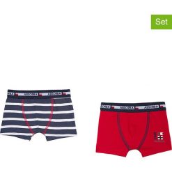 Bokserki (2 pary) "Navy" w kolorze granatowo-czerwonym. Bielizna dla chłopców marki Absorba & DIM. W wyprzedaży za 27.95 zł.