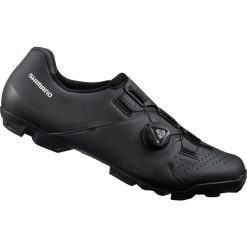 Buty rowerowe męskie Shimano SH-XC300. Czarne buty sportowe męskie Shimano, bez zapięcia, rowerowe. Za 552.75 zł.