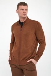 Sweter męski z wełną Jake BRAX. Swetry przez głowę męskie Brax, m, bez wzorów, z wełny, bez kołnierzyka. Za 819.00 zł.