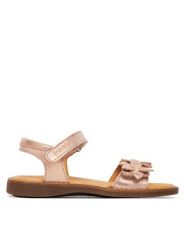 Froddo Sandały Lorine Flowers G3150251-47 M Różowy. Czerwone sandały dziewczęce Froddo, ze skóry, bez zapięcia. Za 319.99 zł.