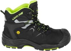 Buty trekkingowe męskie Lahti Pro TRZEWIKI nubukowe czarny-zielony, S3 FO HRO SR, "46", CE, LAHTI. Czarne trekkingi męskie Lahti Pro. Za 181.90 zł.